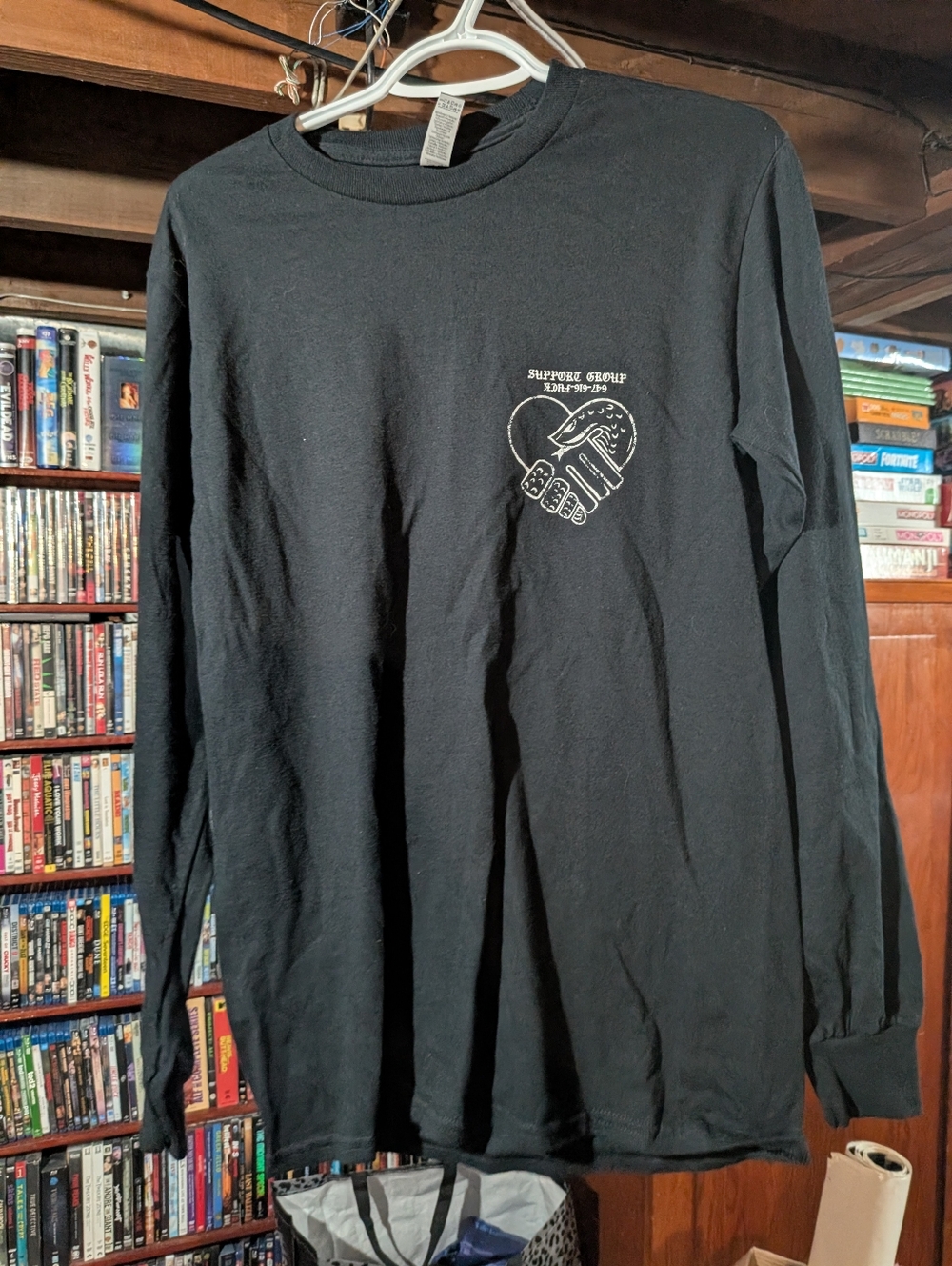 Chuck Coles Support Group  DELICATE DANCE Disaster Test Skelton Shirt Size Small